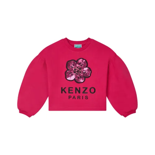 KENZO Малина Красная Kids Свитшоты