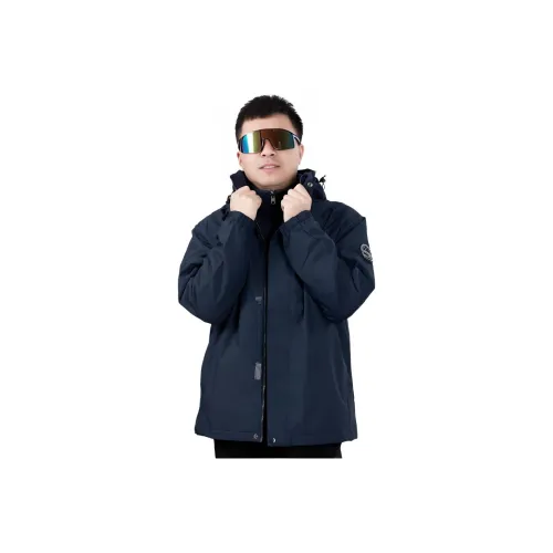 QIAODAN Нова-синий Мужской тренч