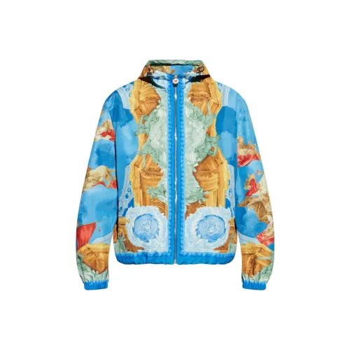 VERSACE Blue Men's Jackets VERSACE Синий Мужские Куртки