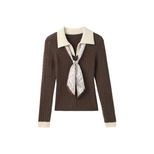 GRAYISMOON Кофе Женская Трикотаж