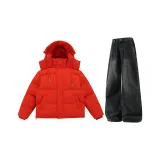 Оранжево-красный + черный