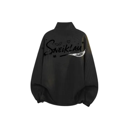 SNEIKLAU Черный Унисекс Свитшоты