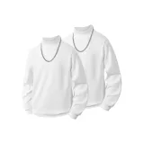 Белый + Белый [Утолщенный и с флисовой подкладкой]