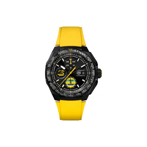 TAG HEUER F1 Collection Автоматический Механический Часы Мужские 44 мм Черный Циферблат Титановые Обложки Часов