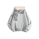 Вересковый серый (Детский Граффити Правая рука Боковая этикетка _Y Школьный возраст Граффити Горловина спереди Этикетка)