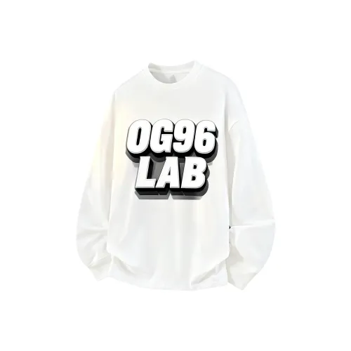OG96 LAB Белый Унисекс T-рубашки
