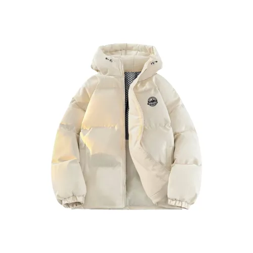 MJ STYLE С капюшоном хлопковый пуховик унисекс