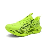 Неоновая зеленая обувь без подкладки