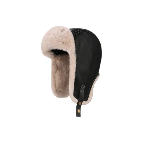 Jeccieziio Синтетическая кожа Шапка-ушанка Унисекс