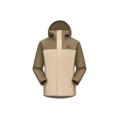 Верблюжий цвет термическая ветровка ветрозащитная и дождезащитная мужская