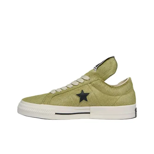 Rick Owens DRKSHDW Коллаборация ONE STAR Низкие Кроссовки для скейтбординга Унисекс Зеленые