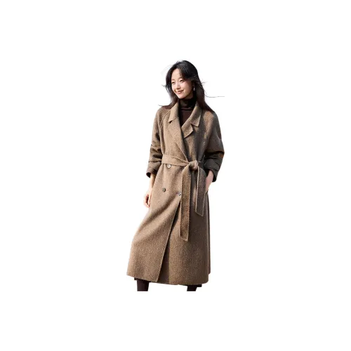 MOHANYIMEI Чайный Коричневый Женское Пальто