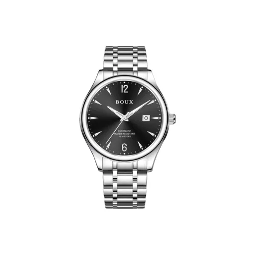 BOUX Автоматический Механический Механизм Нержавеющая Сталь Ремешок Часы Мужские Многоцветный Циферблат Часов