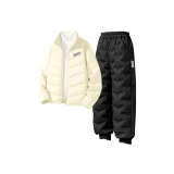 [Thickened и с флисовой подкладкой] DiH Квадратный крючок и петля K Экрю + DiH Квадратный крючок и петля K Черный