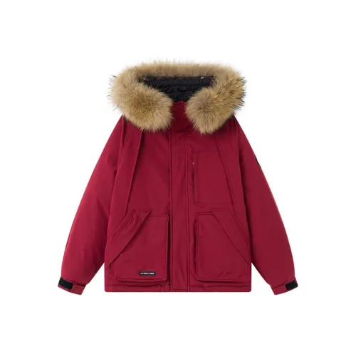 BVODE Анкора Красный Женский Пуховик
