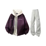 Фиолетовые + Светло-серые штаны