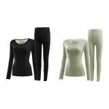 2 комплекта одежды (черный + матча зеленый)