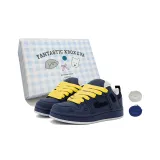 Темно-синий (Желтый шнурки) (с 1 упаковкой синих и серых шнурков)