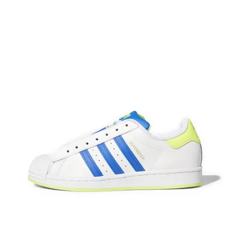 Adidas Originals Superstar Laceless Амортизация Низкие Кроссовки для скейтбординга Унисекс Белый Синий Желтый