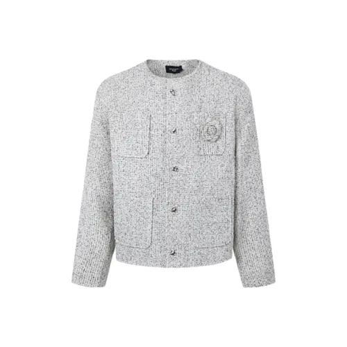 DITB Белый Белый Серый Мужские Куртки