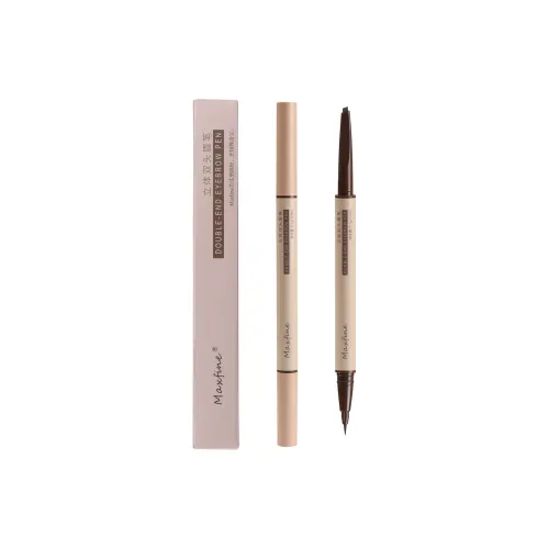 MAXFINE Двойная головка Жидкость Кисть для бровей Карандаши Коричнево-черный