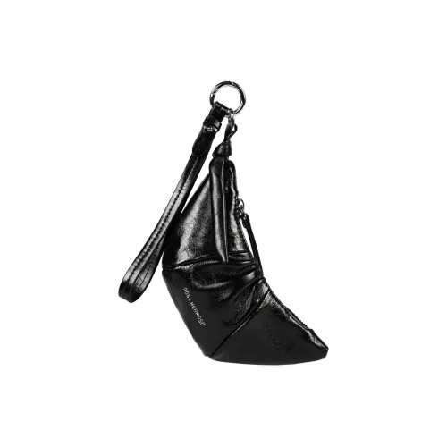 ROSA HERMOSO Чехол для наушников из натуральной коровьей кожи унисекс звездный черный