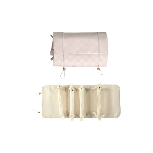 LMLTOP Женская Туалетная Сумка для Ухода за Кожей и Макияжа 4 в 1 с Большой Емкостью Путешественная Сумка для Косметики