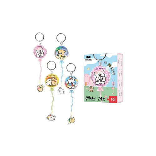 TOI Пазл Мальтезе Все Сезон Украшение Брелок Слепые Коробки Одиночная Слепая Коробка Полная Коробка 4 шт
