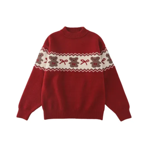 FORHUG Красный С флисовой подкладкой Школьные свитера