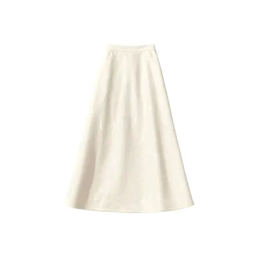 Maycaur Осенний Зимний Повседневный Длинный Юбка Женская