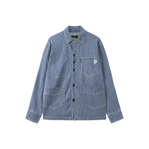 ONIARAI Черный Белый Мужская Рубашка