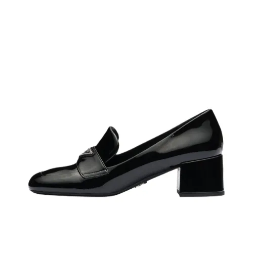 PRADA Mary Jane Shoes MID Low Heel Women's Black PRADA Мэри Джейн Обувь MID Низкий Каблук Женский Черный