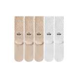 5 пар (3 бежевых + 2 белых)