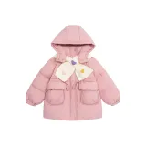 Розовый шарф