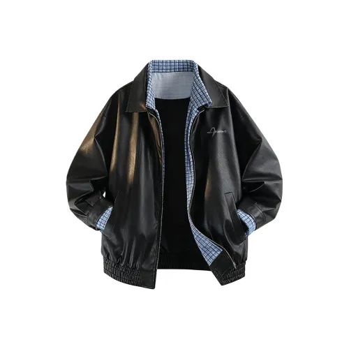 CAOBENCHUSE Кожа Куртка Унисекс