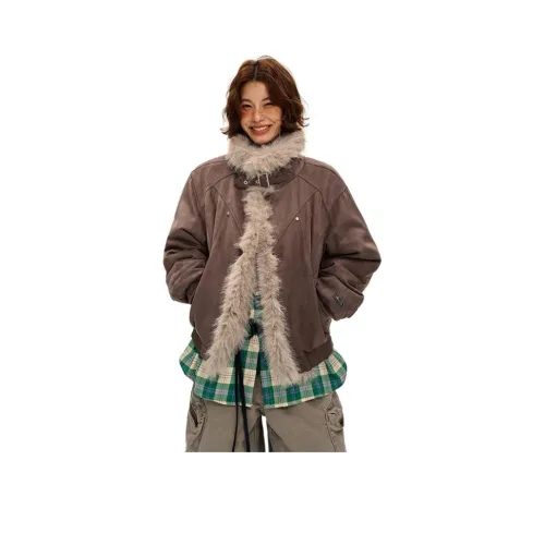 JIXIANWOLUN Хлопковый пуховик унисекс