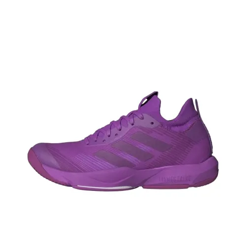 Adidas RAPIDMOVE ADV Противоскользящие устойчивые к истиранию низкие кроссовки для тренировок женские фиолетовые