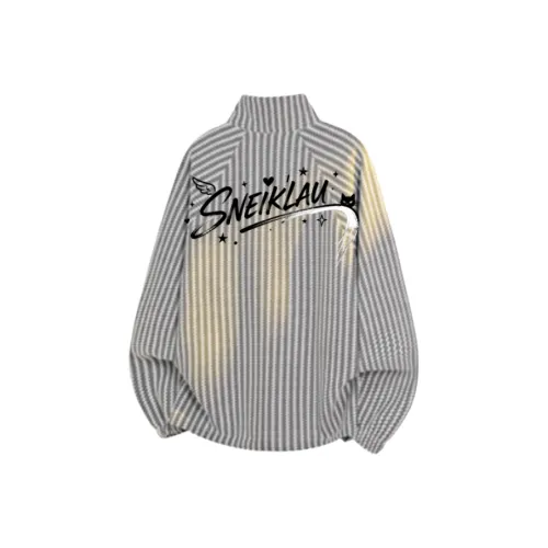 SNEIKLAU Светло-серый унисекс свитшоты