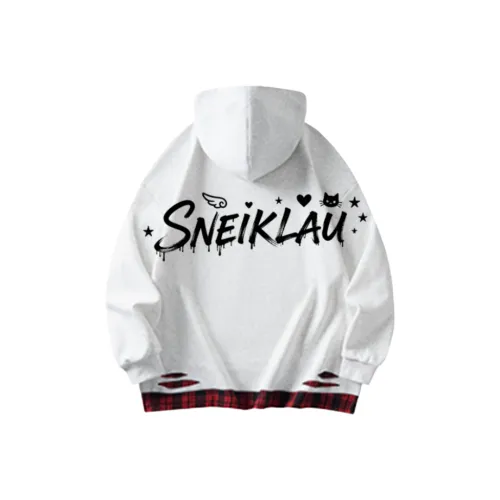 SNEIKLAU Белый Унисекс Свитшоты