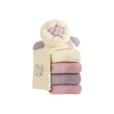 H023 Фиолетовый Медведь-5 Упаковка [Высококачественный терри, устойчивый к истиранию и образованию катышков]