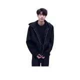 Черный с флисовой подкладкой