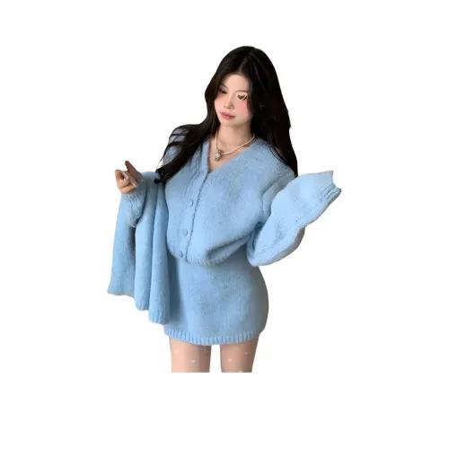 MORTEN SOLUM Синий Женские Комплекты с Юбкой