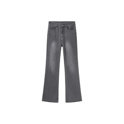 KULAIYA Серый Унисекс Джинсы
