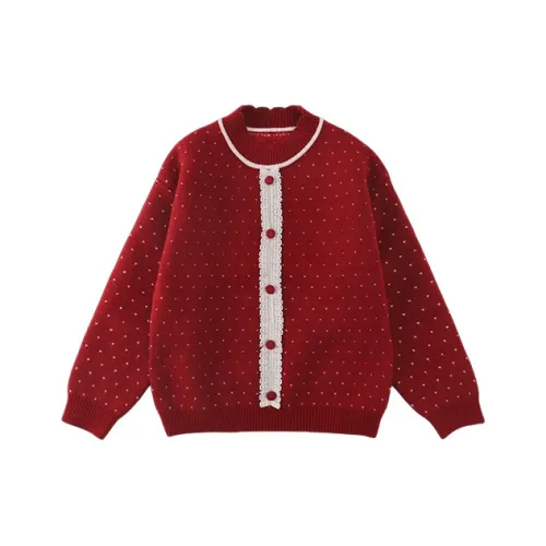 ZHIO Красный Интегрированный Флис KIDS Свитера