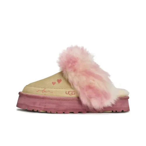 UGG Домашние тапочки устойчивые к истиранию женские розово-коричневые