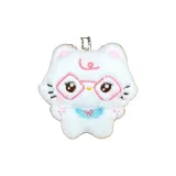 Квадратное стекло, полностью покрытый котенком