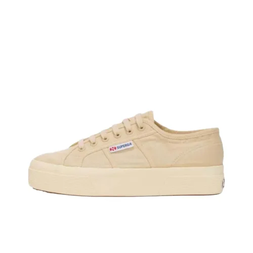 SUPERGA Низкие кроссовки для скейтбординга женские цвет экрю