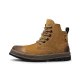 Желто-коричневый, флисовая подкладка