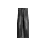 Потертый белый, черный (утолщенный с флисовой подкладкой)