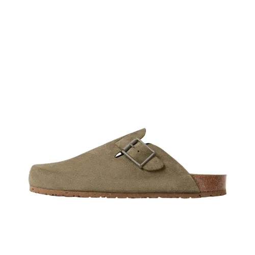 Коллаборация ZARA Birkenstock Стиль Обувь Зеленый Мужской